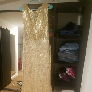 Formal floor length dress
